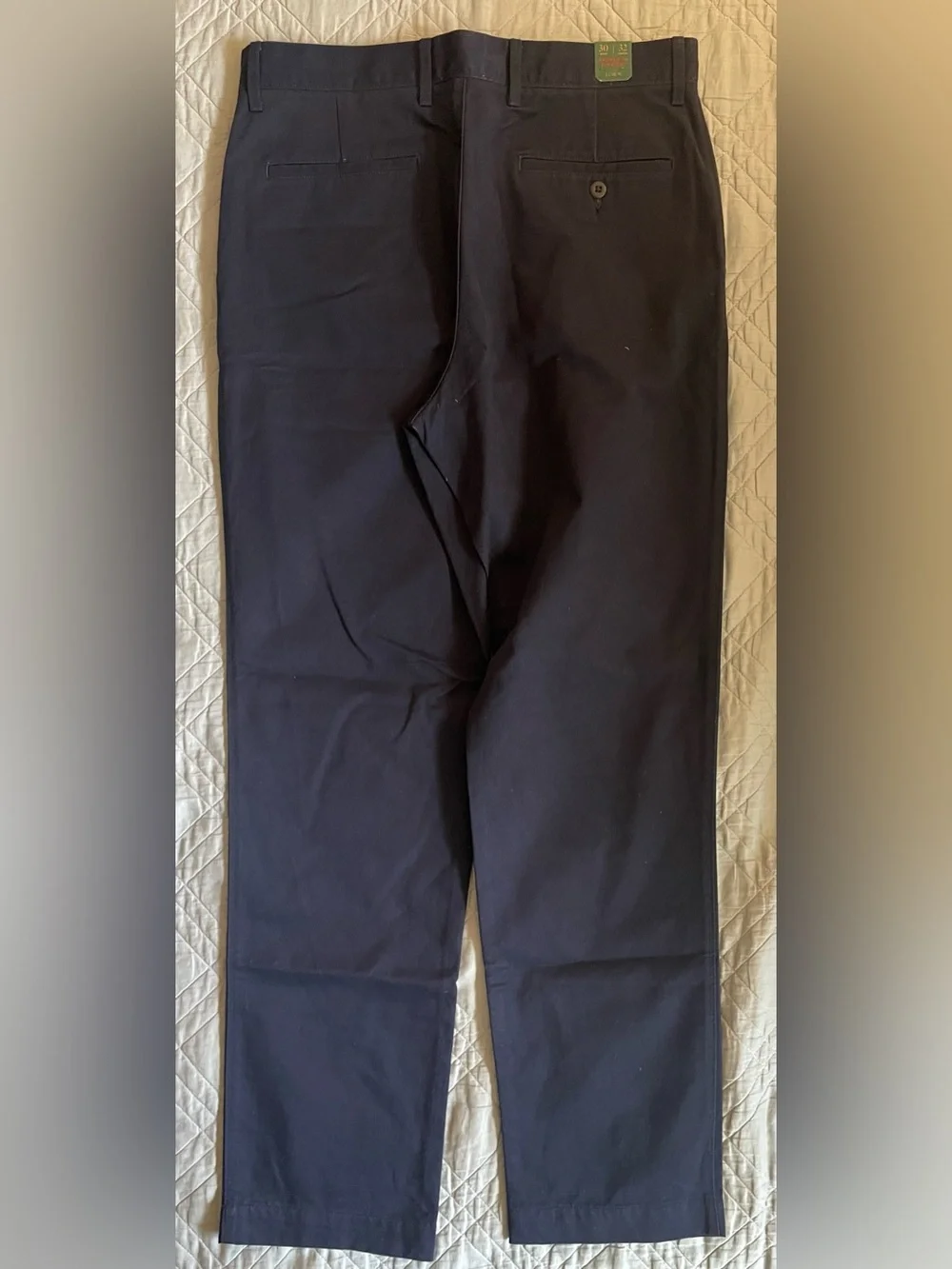 J. CREW Broken-in Straight chino pant in Newport Navy Size 30/32 NWT $98 CD466